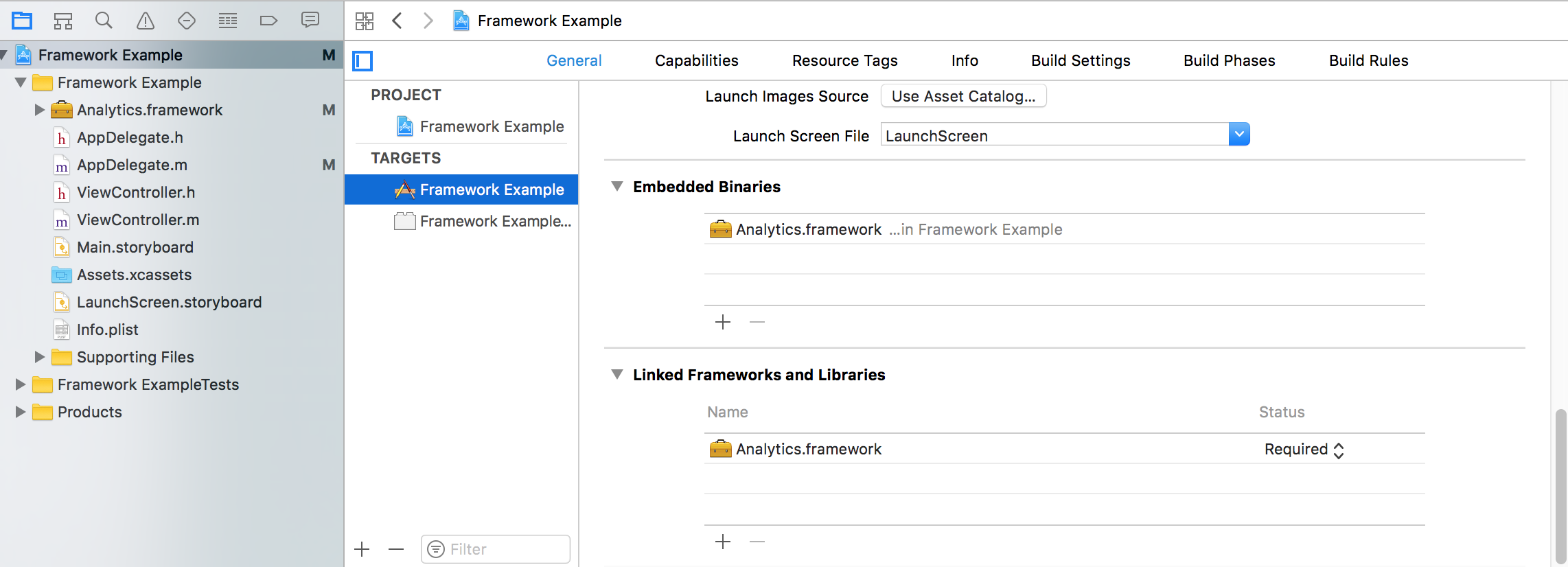 Segment framework example